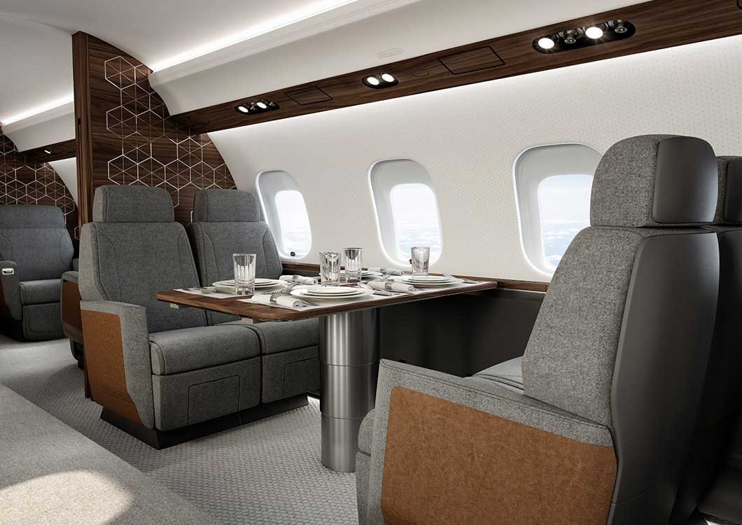 volo privato sul Bombardier Global 6500